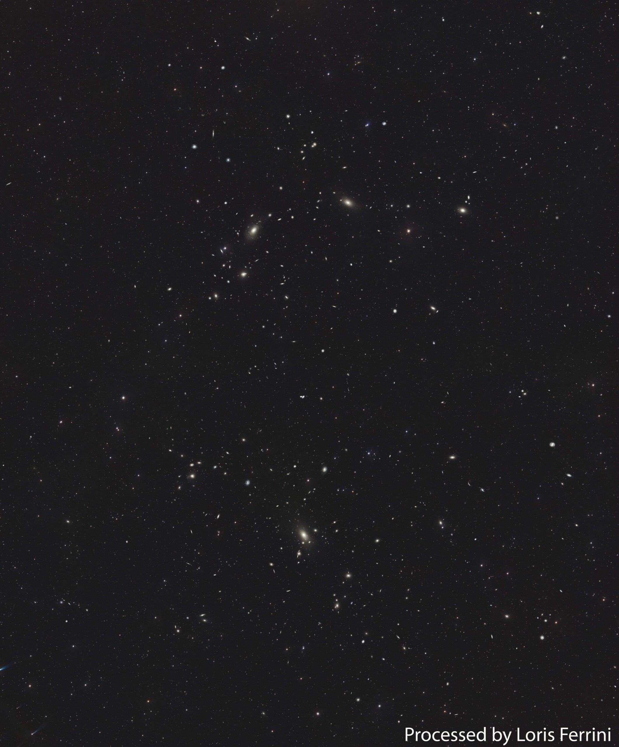 Abell2199/7 (Galaxy Cluster in Hercules) 2 panels